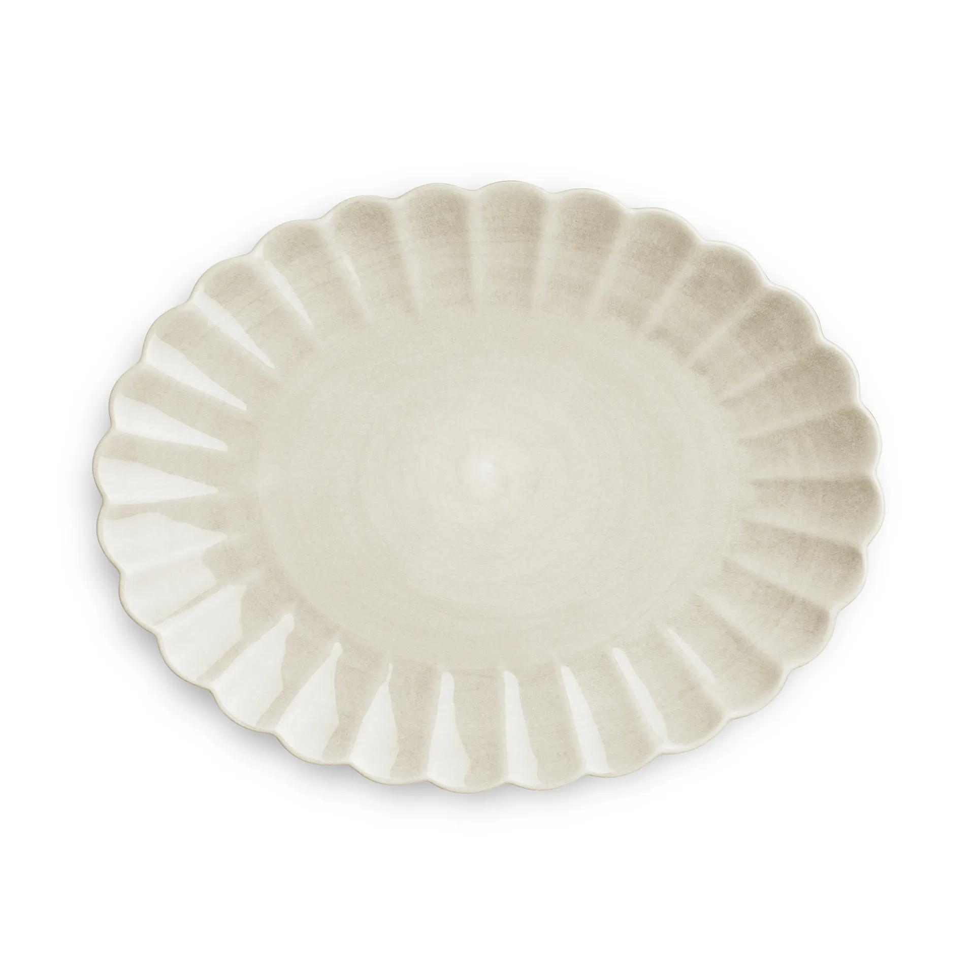 Oyster fat 30x35 cm, Sand Mateus