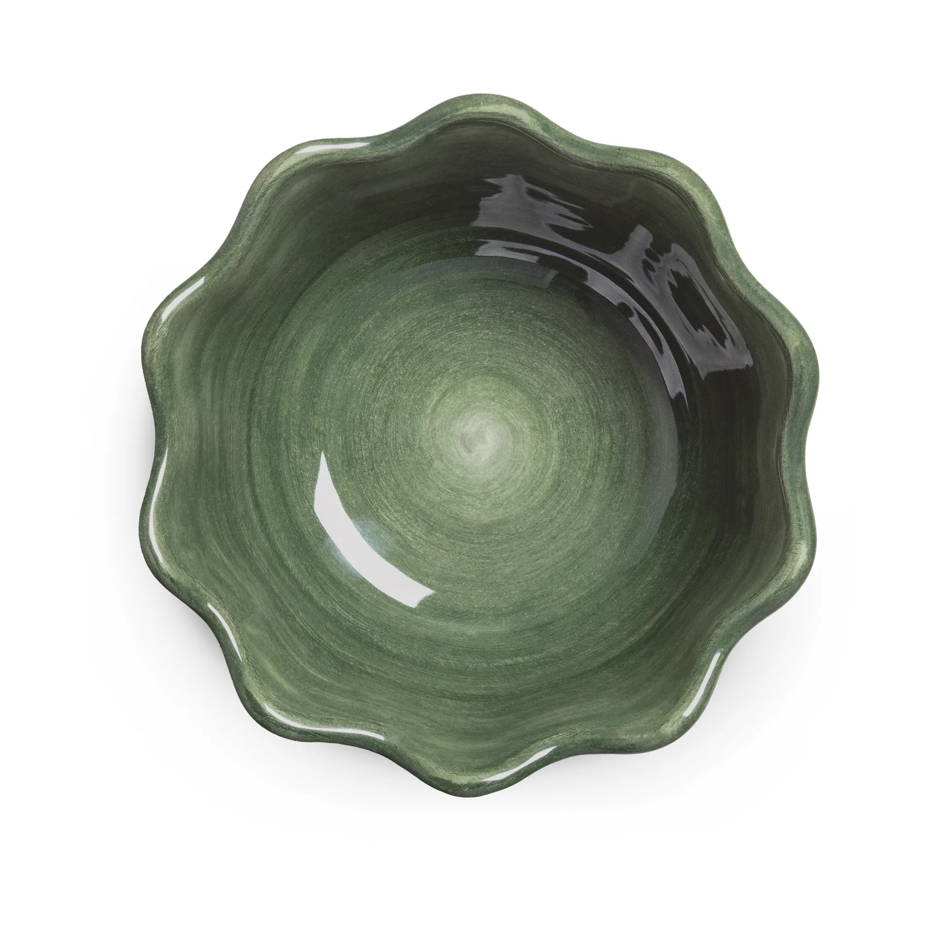 Oyster skål Ø13 cm, Forest green Mateus