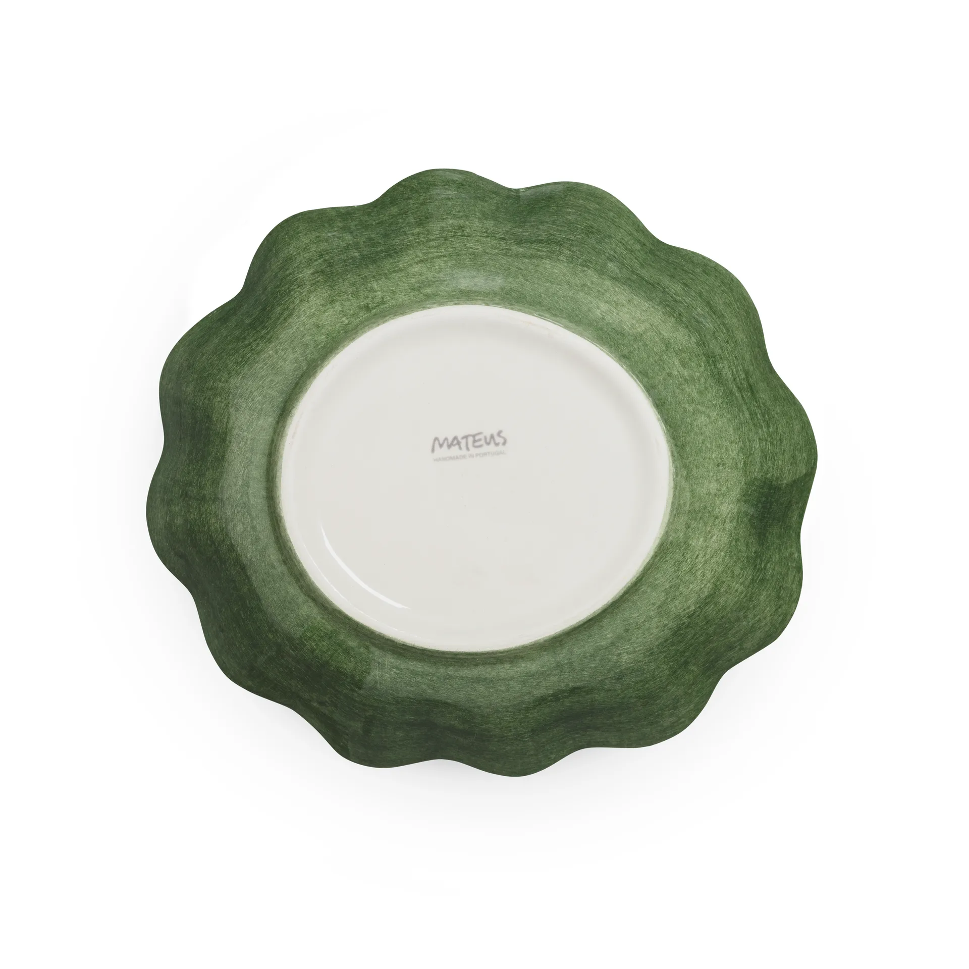 Oyster skål 16x18 cm, Forest green Mateus