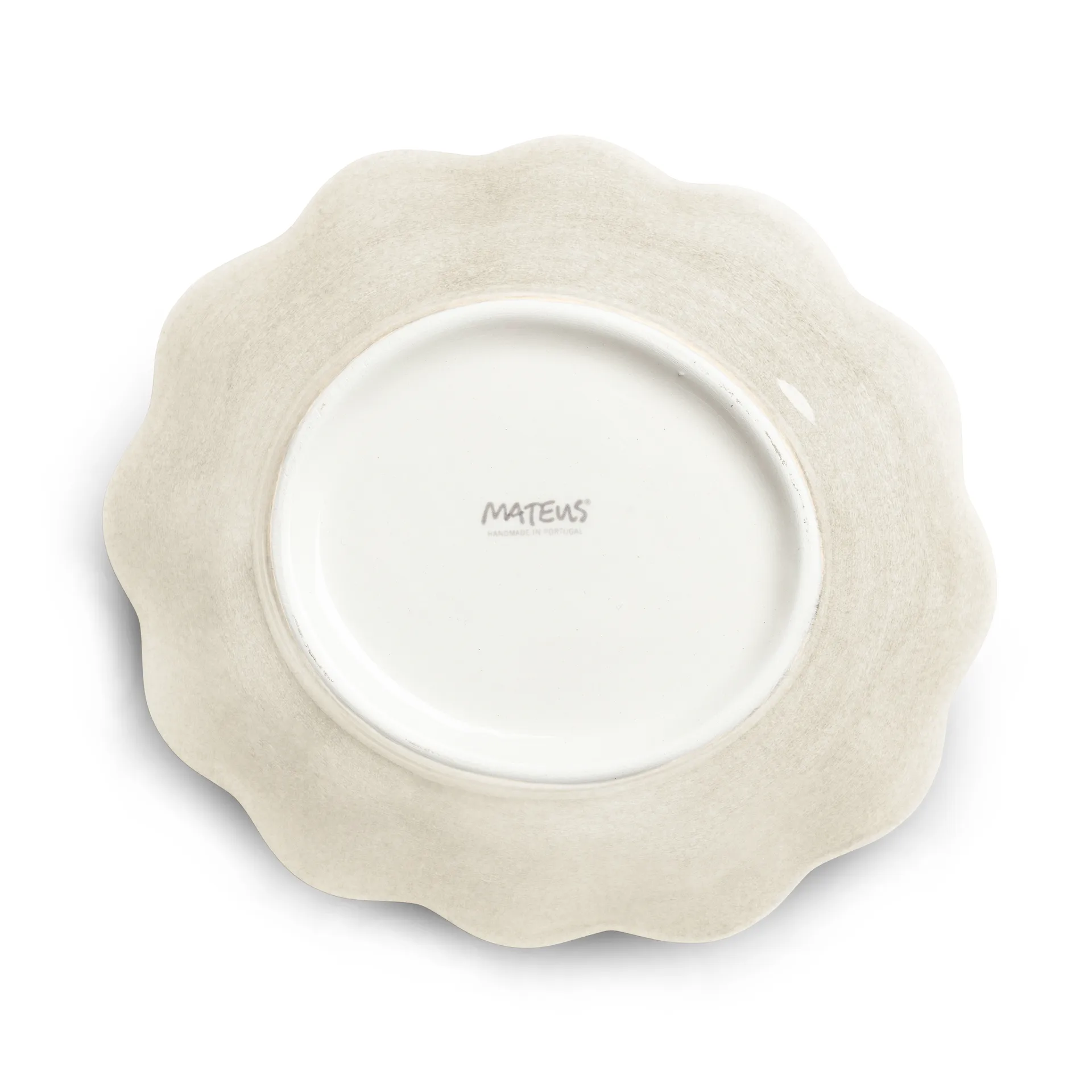Oyster skål 16x18 cm, Sand Mateus