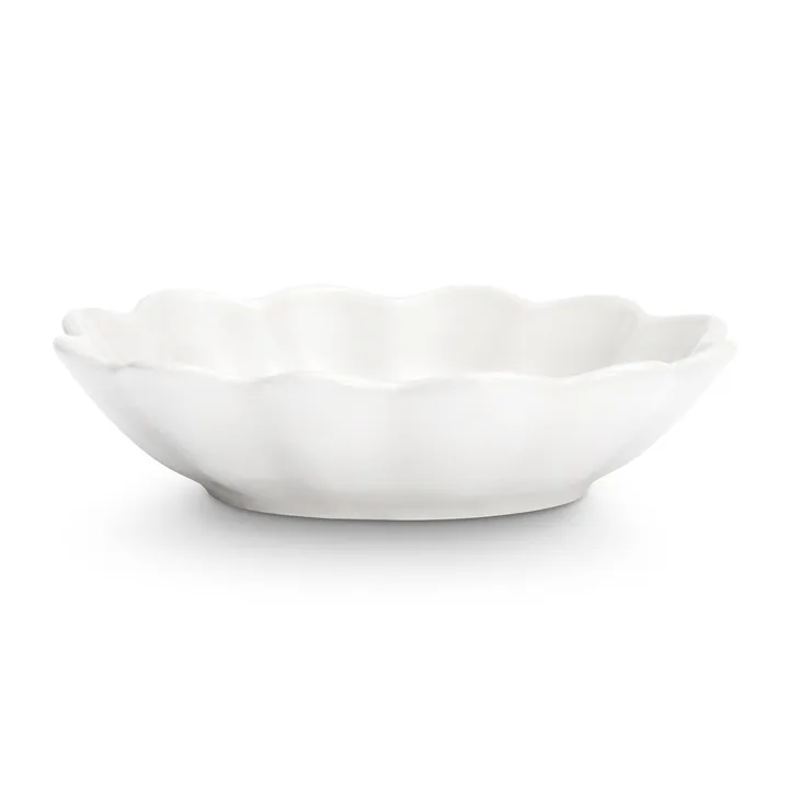 Oyster skål 16x18 cm - Vit - Mateus