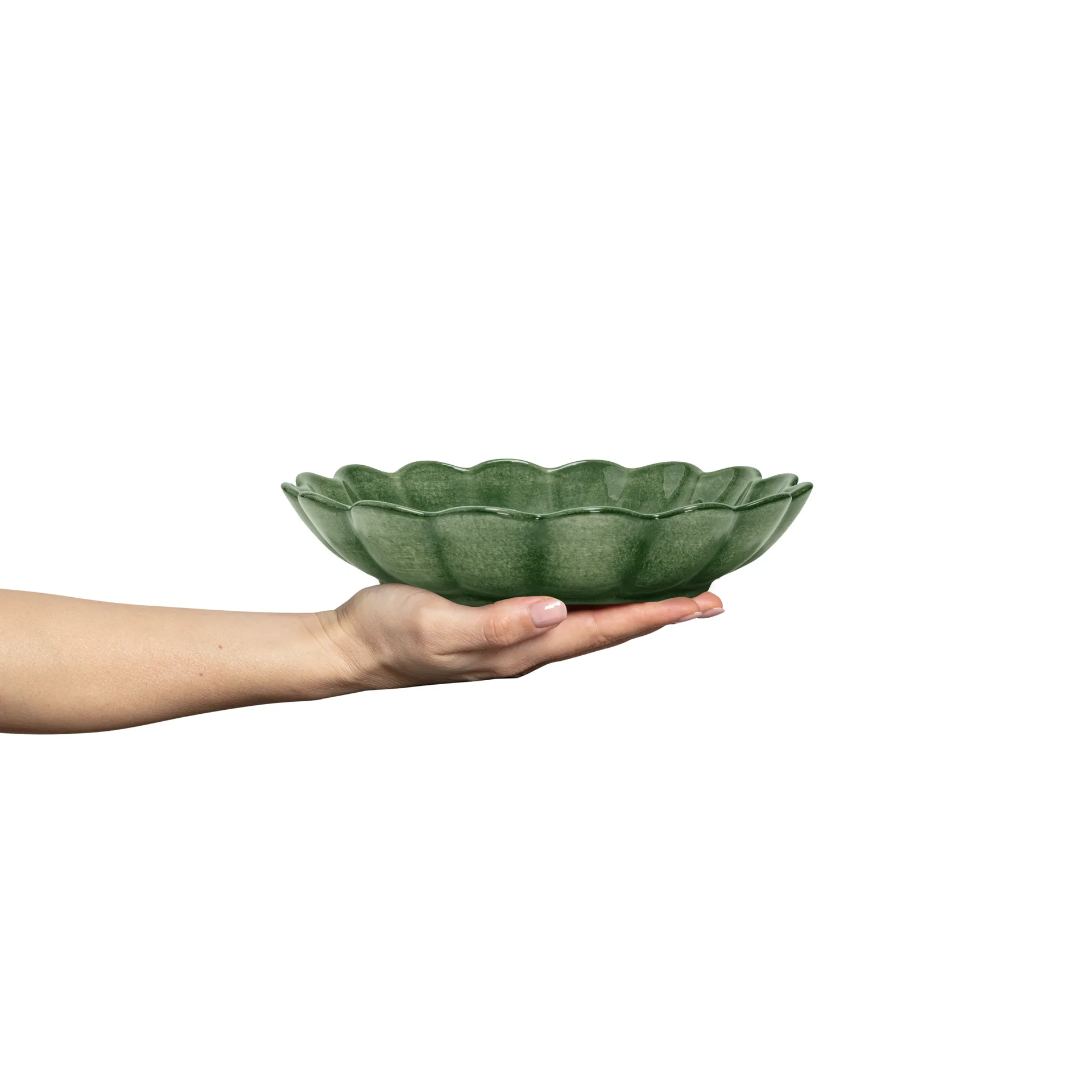 Oyster skål Ø24 cm, Forest green Mateus