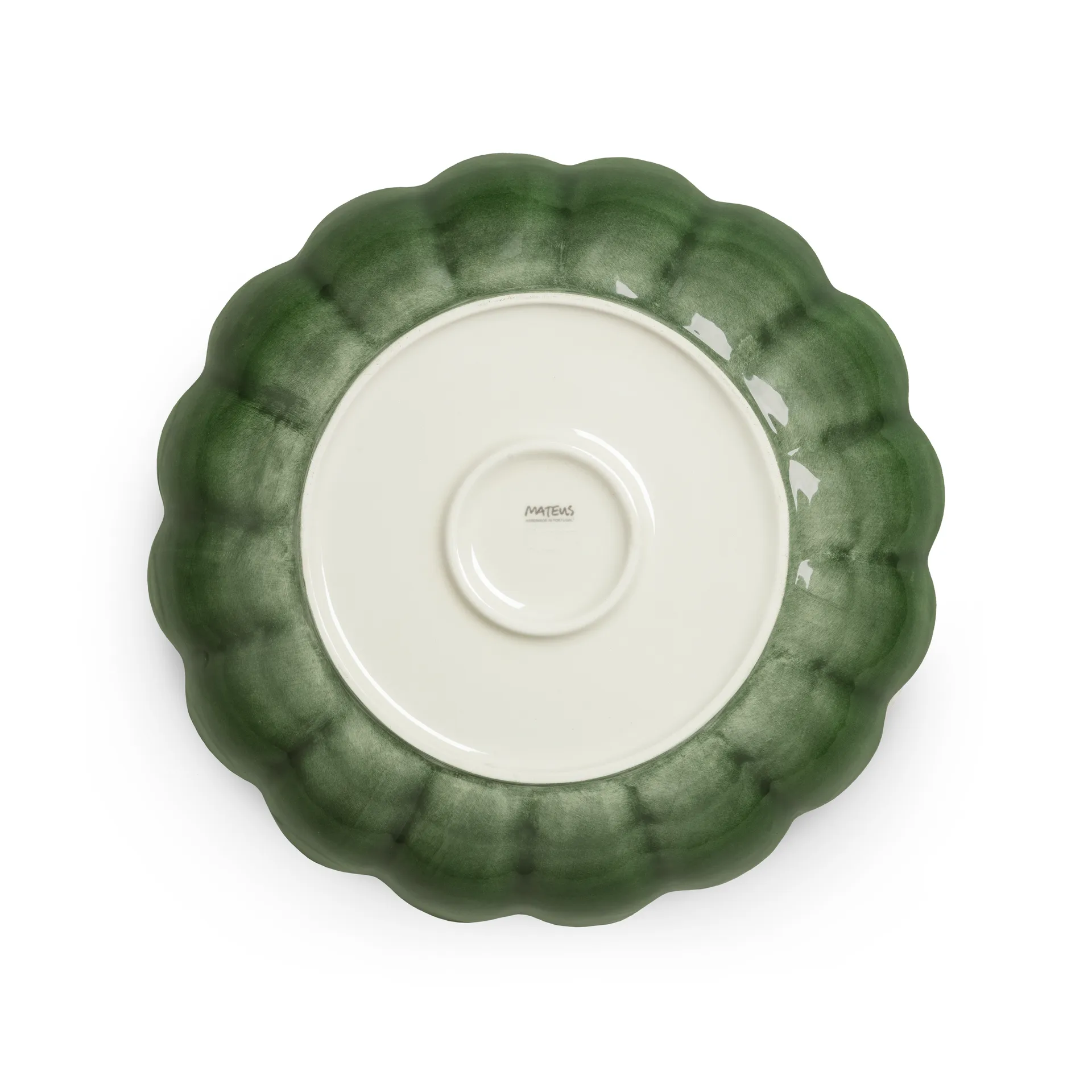 Oyster skål Ø31 cm, Forest green Mateus
