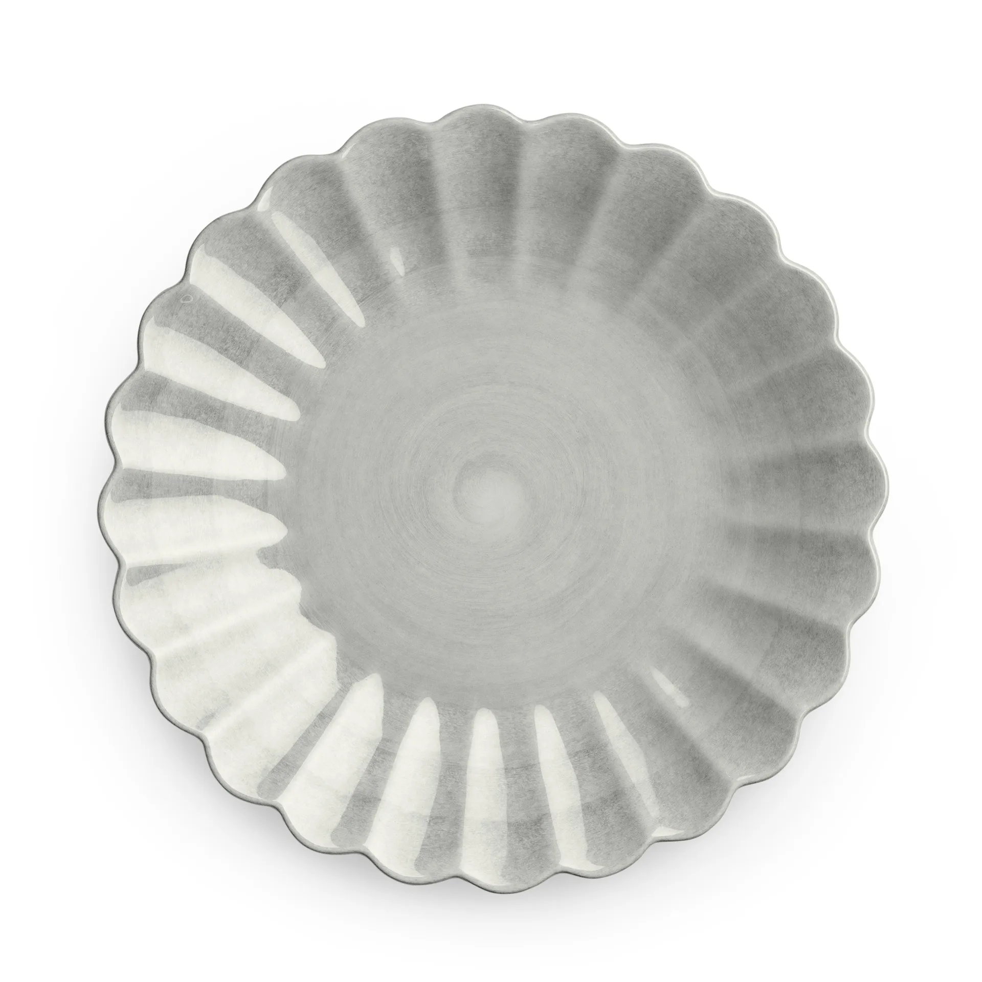 Oyster tallrik 20 cm, Grå Mateus