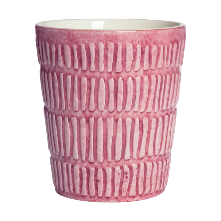 Stripes mugg 30 cl - Rosa - Mateus