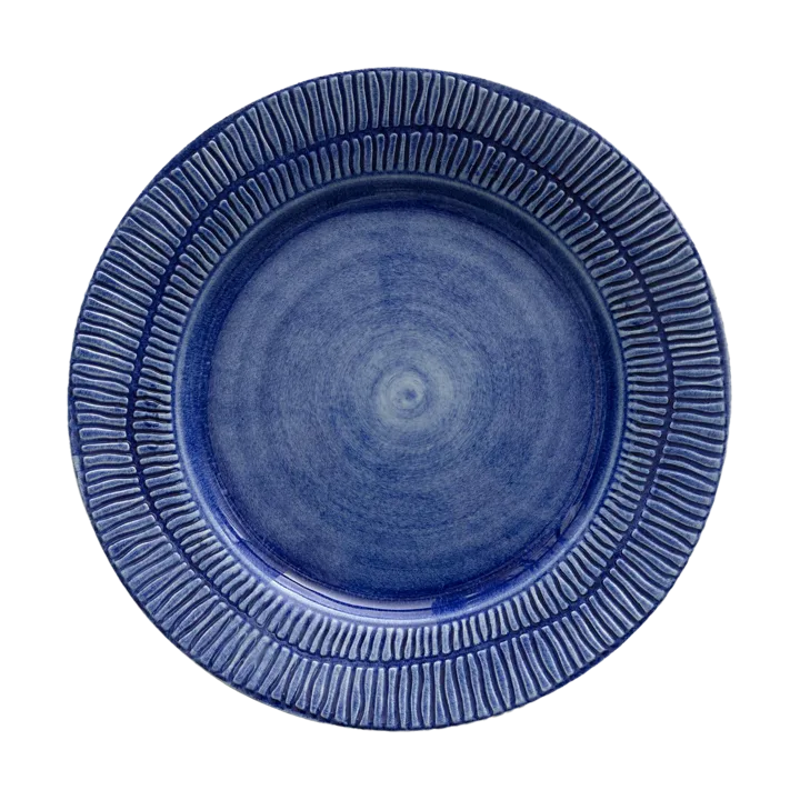 Stripes tallrik Ø28 cm - Blå - Mateus