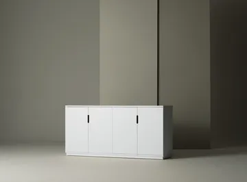 Aoko sideboard 77x160 cm - vit lack - Mavis