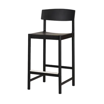Rod barstol 65 cm - Svartlaserad ask - Mavis