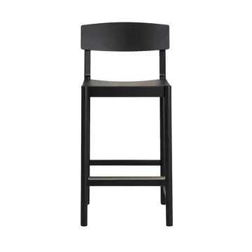 Rod barstol 65 cm - Svartlaserad ask - Mavis
