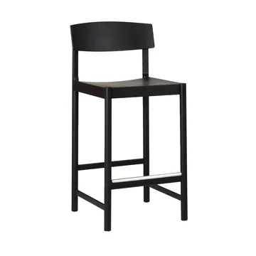 Rod barstol 65 cm - Svartlaserad ask - Mavis