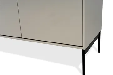 Volt sideboard 80x148 cm - Beige-svart - Mavis
