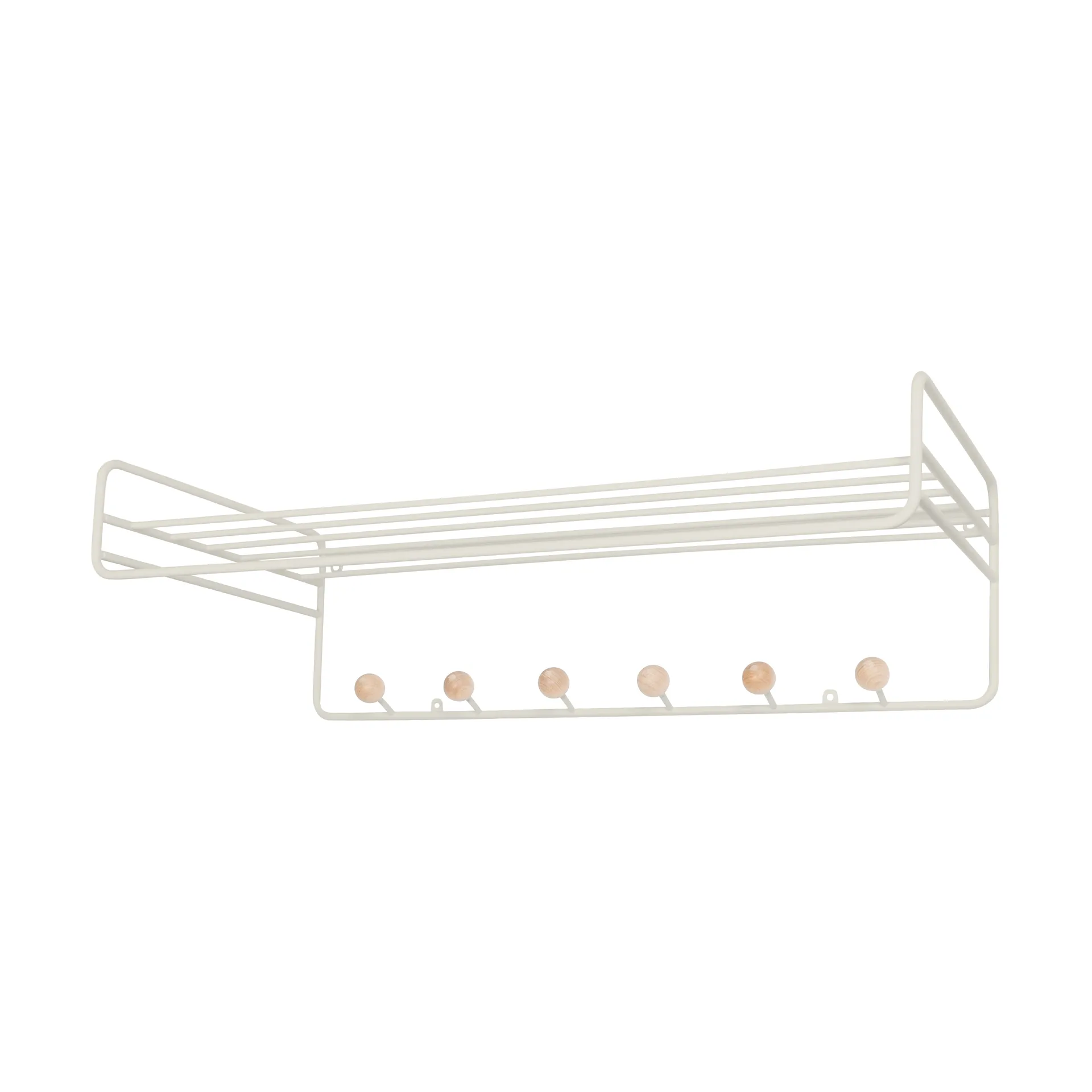 Bill Hat rack hatthylla, Greige Maze