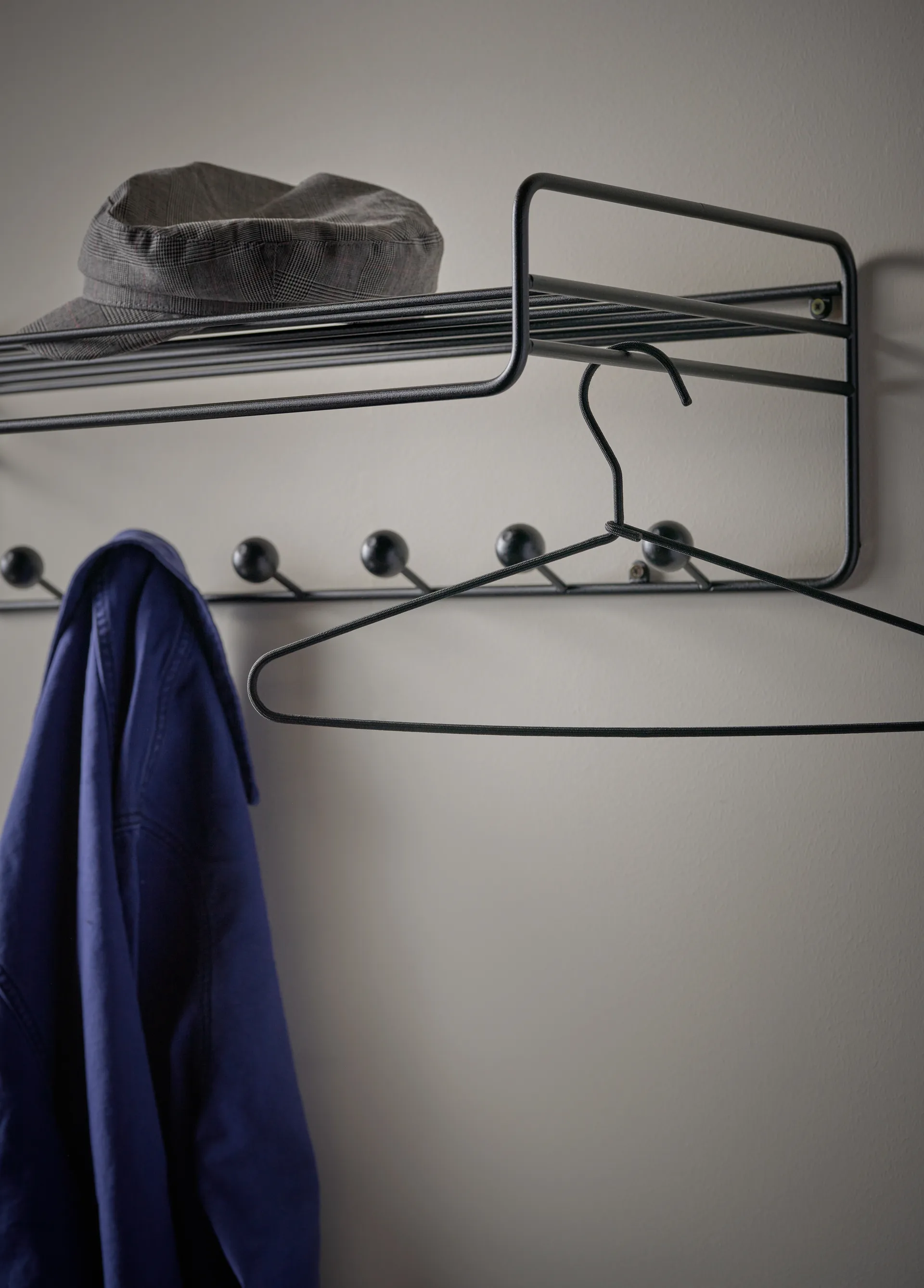 Bill Hat rack L hatthylla, Svart Maze