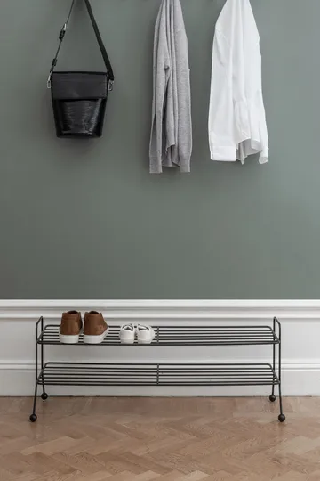 Bill Shoe Shelf L skohylla - svart - Maze