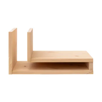 F-shelf Play DIY vägghylla - Pine, right - Maze