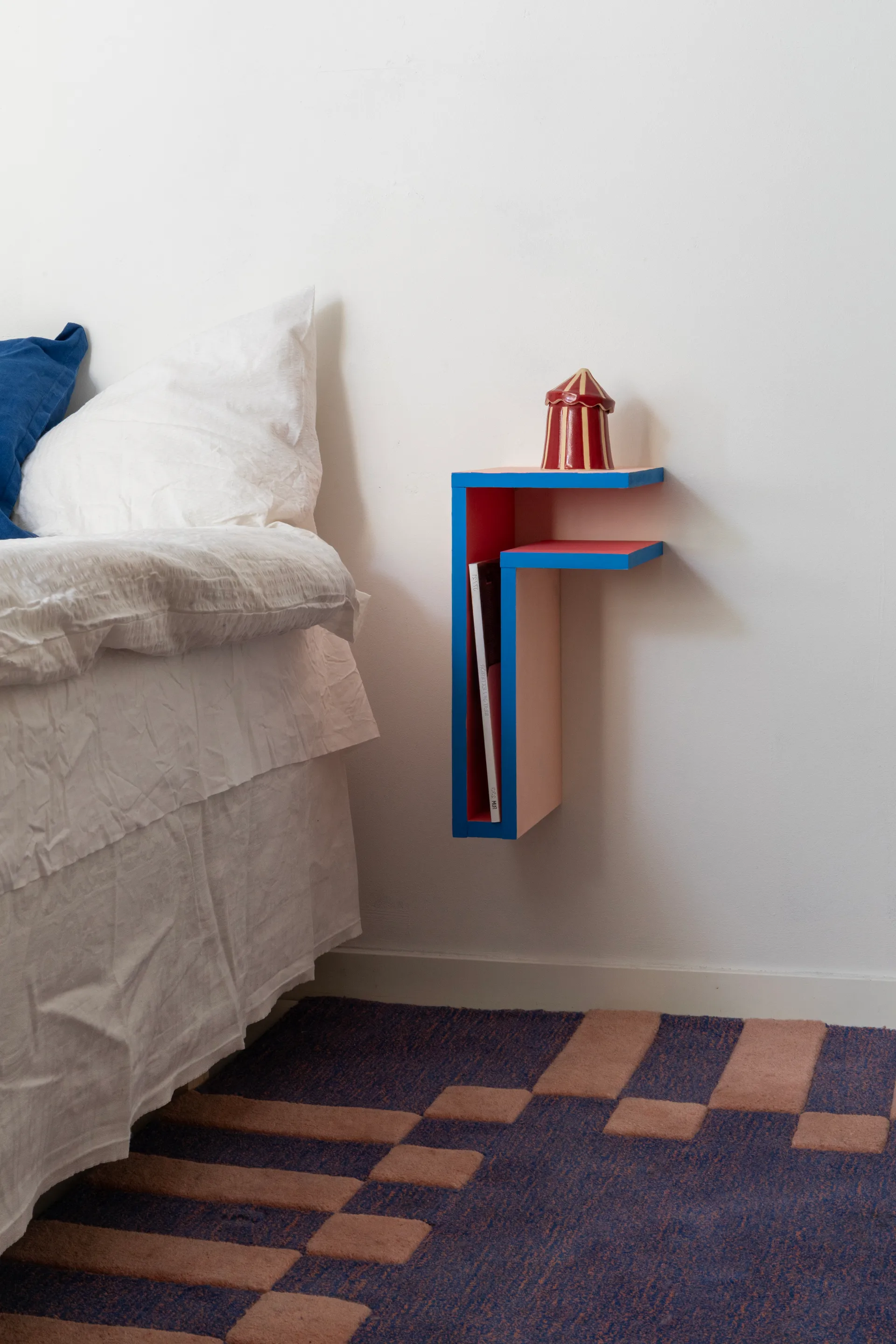 F-shelf Play DIY vägghylla, Pine, right Maze