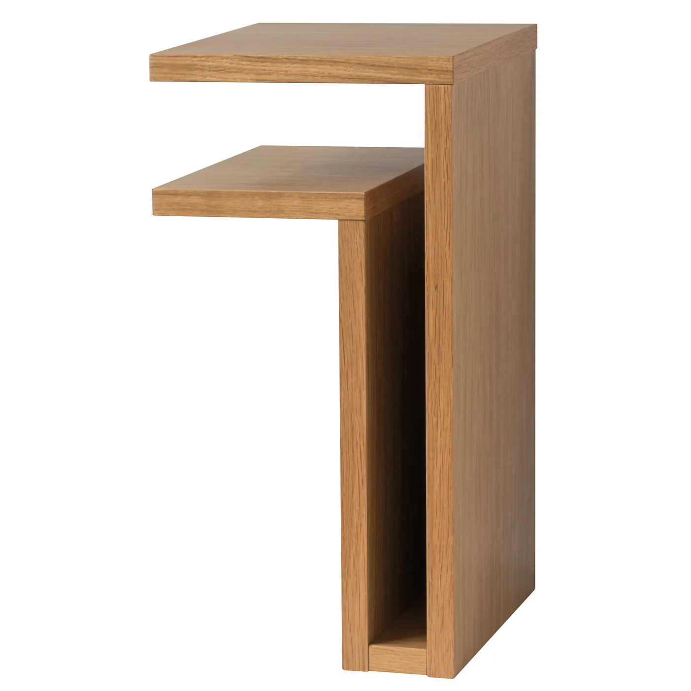 F-shelf vägghylla ek, Hylla åt vänster Maze
