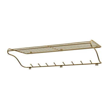 Hat Rack L hatthylla - mässing - Maze