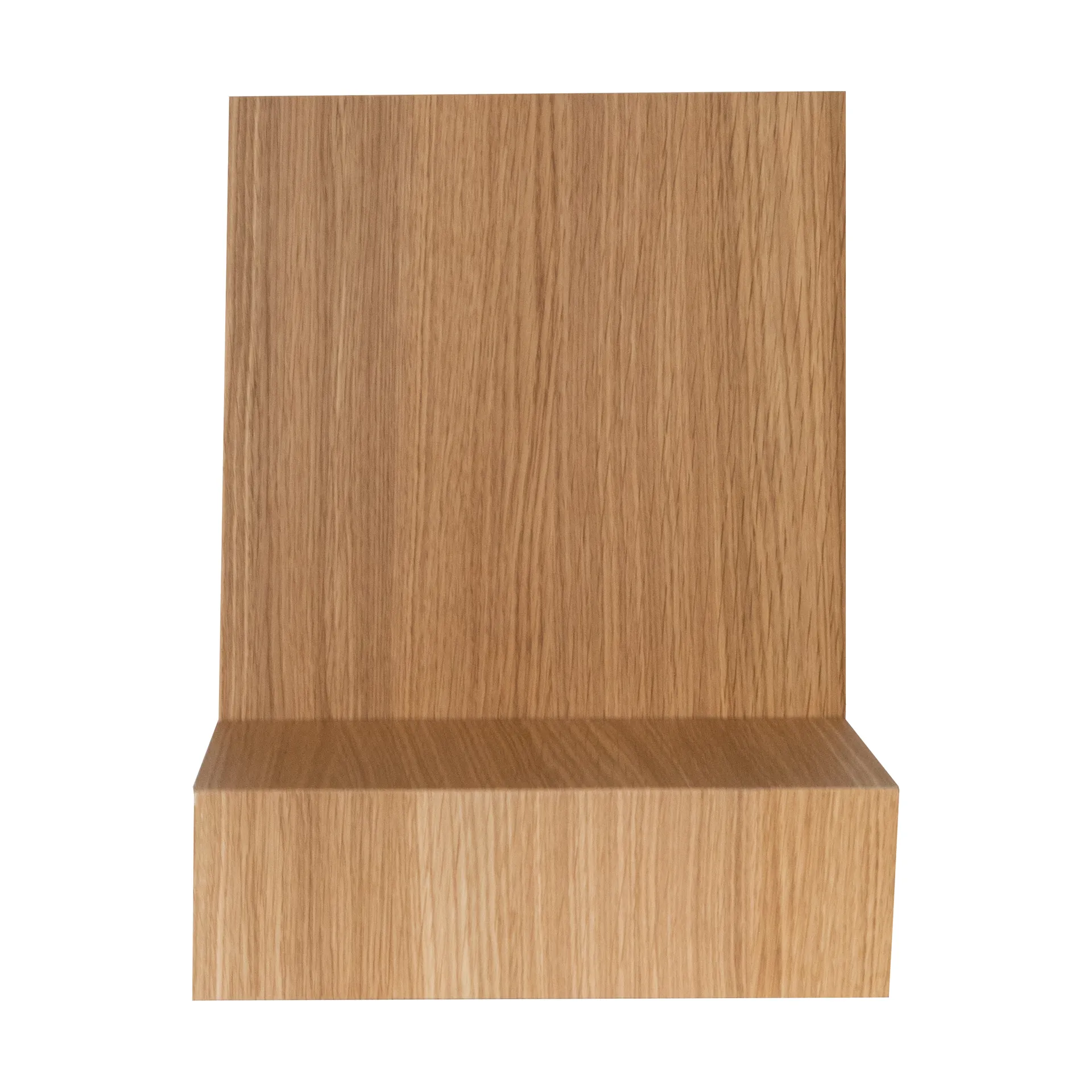 L-shelf vägghylla, Ek, 30x38x29 cm Maze
