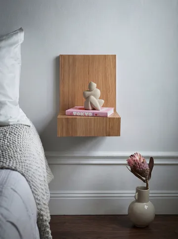 L-shelf vägghylla - Ek, 30x38x29 cm - Maze