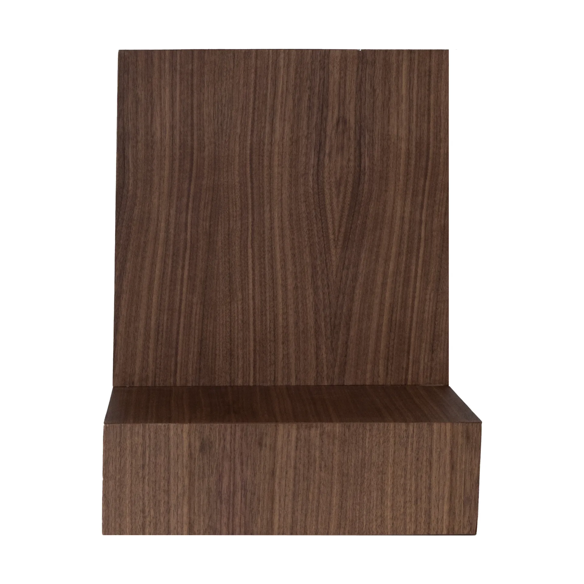 L-shelf vägghylla, Valnöt, 30x38x29 cm Maze