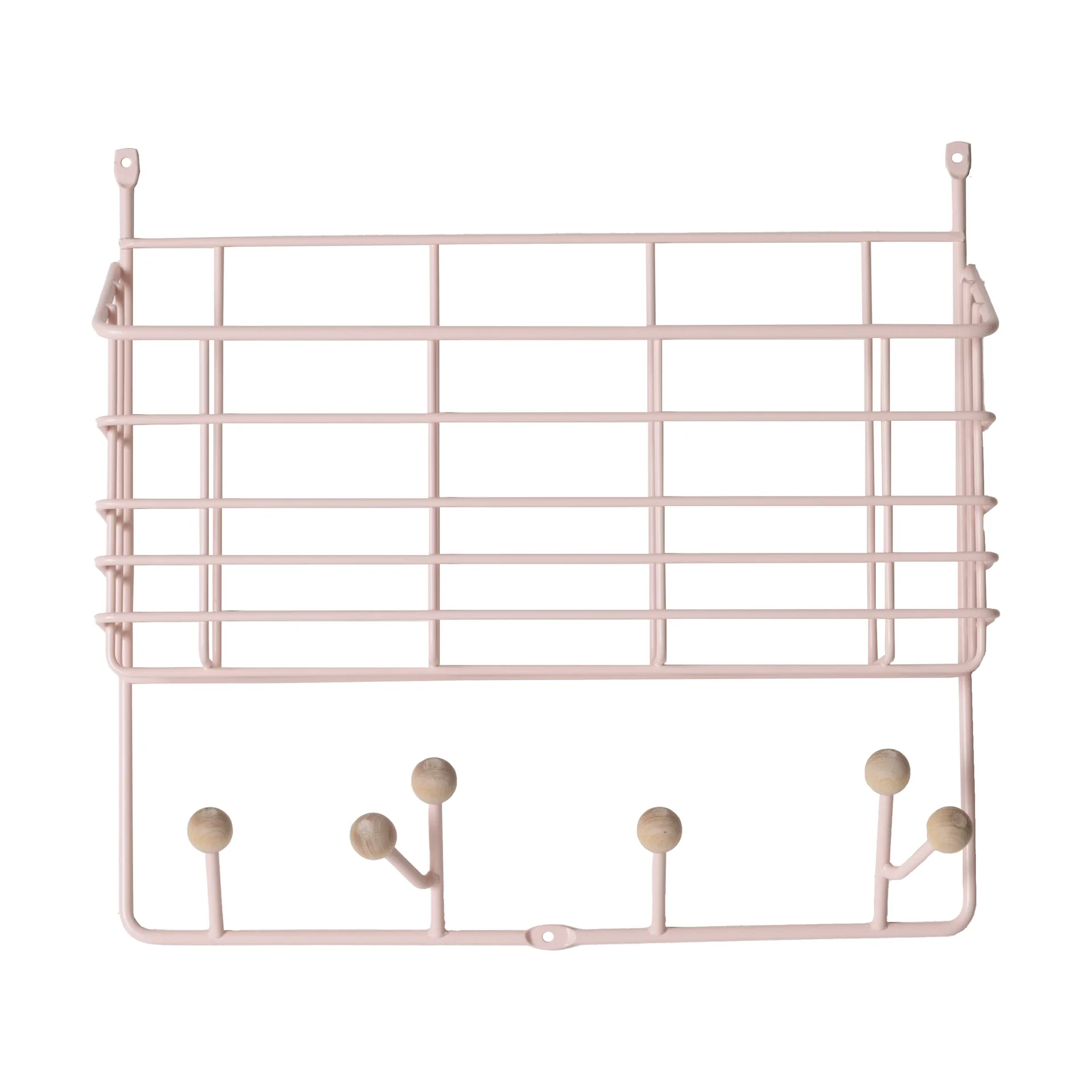 Mitten shelf hylla junior, Pale pink, 38,6x35,2x8,6 cm Maze