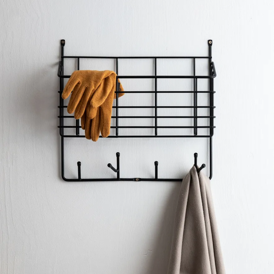 Mitten Shelf S hylla, Svart Maze