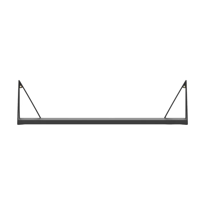 Pythagoras hylla, Svart, 20x80 cm - Maze