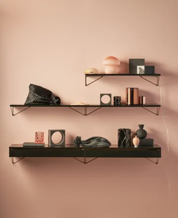 Pythagoras Shelf hyllplan - svart - Maze
