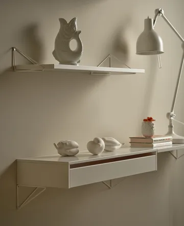 Pythagoras Shelf L hyllplan - vit - Maze