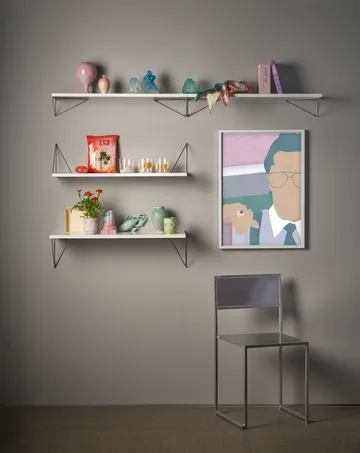Pythagoras Shelf L hyllplan - vit - Maze