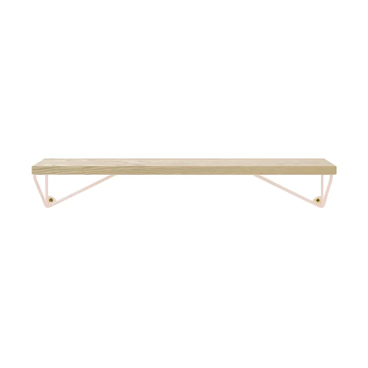 Pythagoras XS hylla - Ask-pale pink, 41x13,8x12 cm - Maze