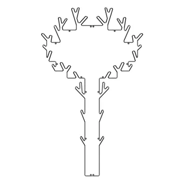 Tree Hanger - Svart - Maze