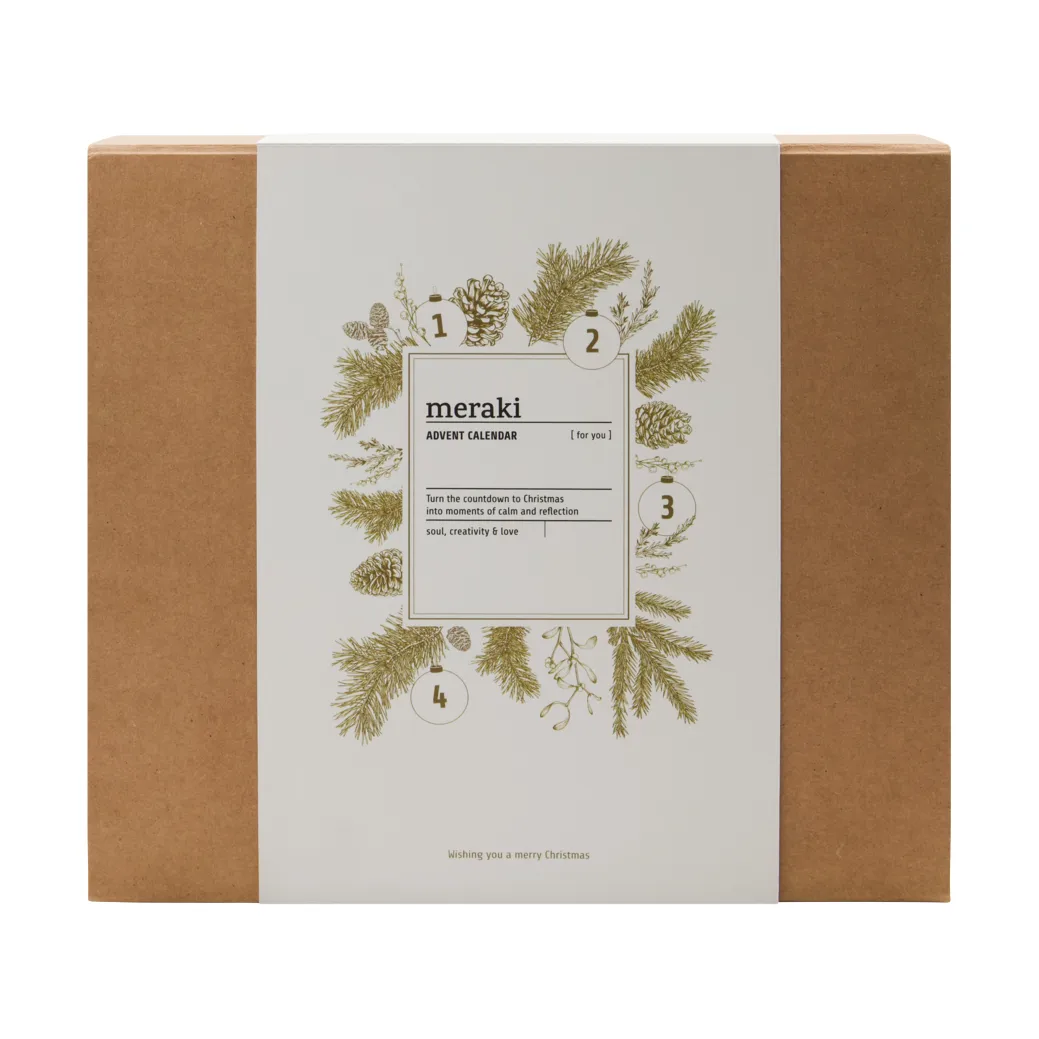 Meraki gåvoset-adventskalender, Dark wood, Northern dawn Meraki