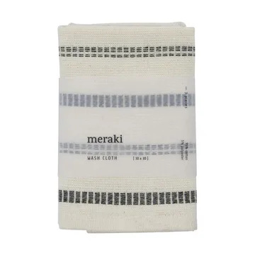 True tvättlapp 3 delar - Off-White-svart - Meraki