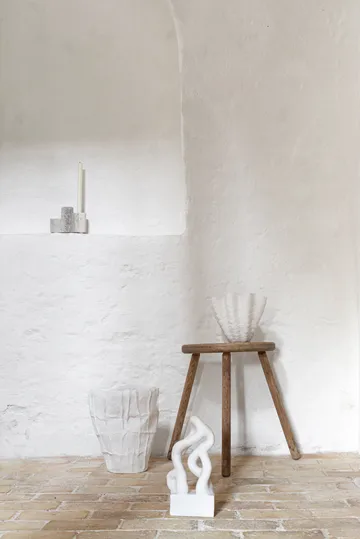 Art piece symbiosis skulptur 29 cm - Off-white - Mette Ditmer
