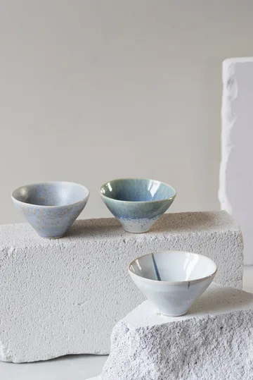 Elements skål small Ø12 cm 3 delar - Blue - Mette Ditmer