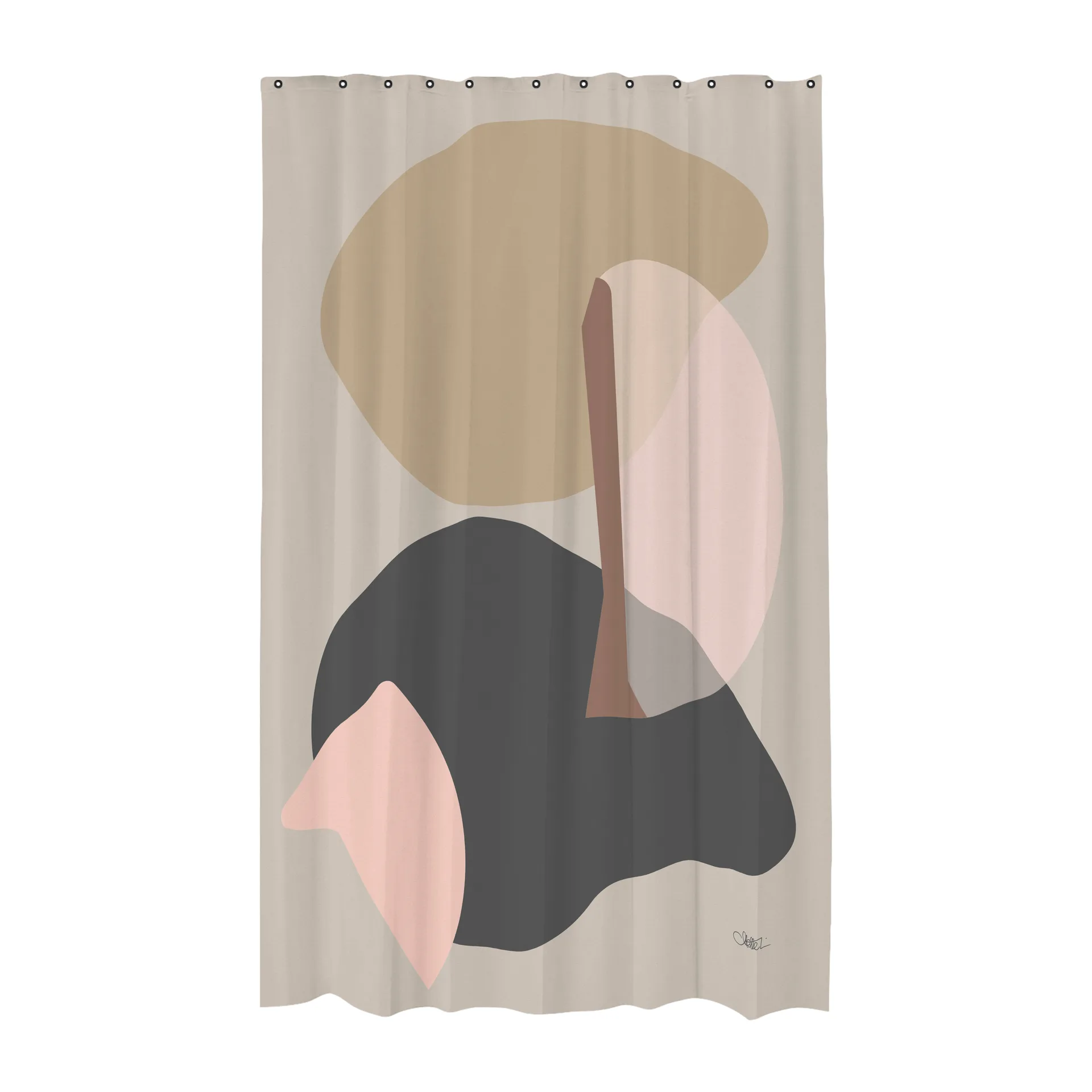 Gallery duschdraperi 150x200 cm, Sand Mette Ditmer