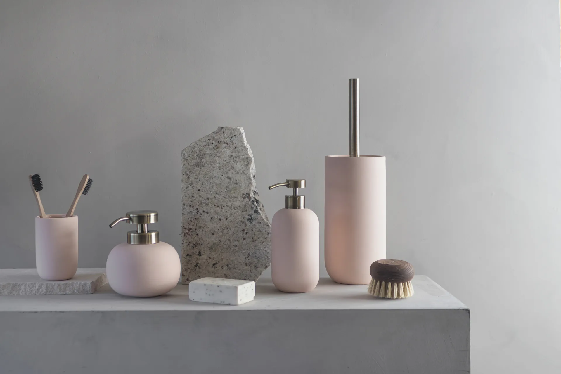 Lotus toalettborste, Powder rose Mette Ditmer