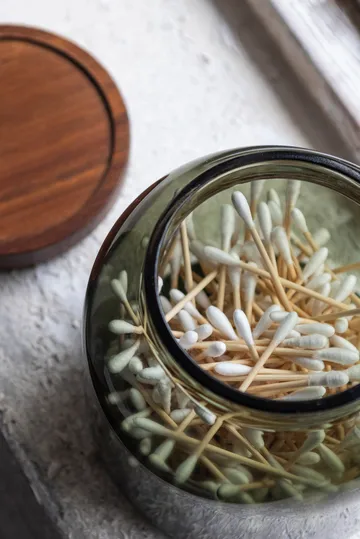 Luna burk med lock small 13 cm - Dark forest - Mette Ditmer