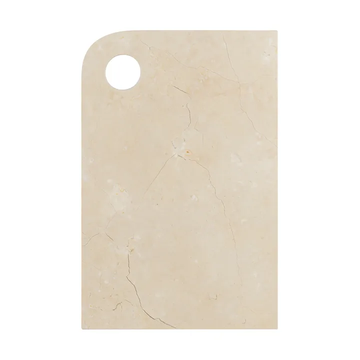 Marble serveringsbricka medium 20x30 cm - Sand - Mette Ditmer