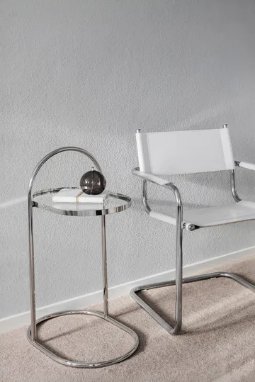 Moves sidobord - Chrome, 34,5x51x76,5 cm - Mette Ditmer