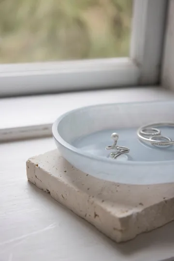 Opal bricka - Light blue, 14x25,5 cm - Mette Ditmer