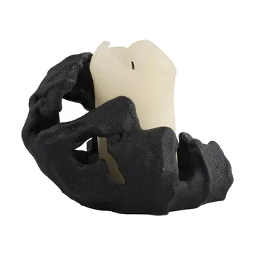 Reef blockljusstake - Svart, Ø16,5x13 cm - Mette Ditmer