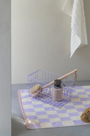 Retro badrumsmatta 50x80 cm - Lilac - Mette Ditmer