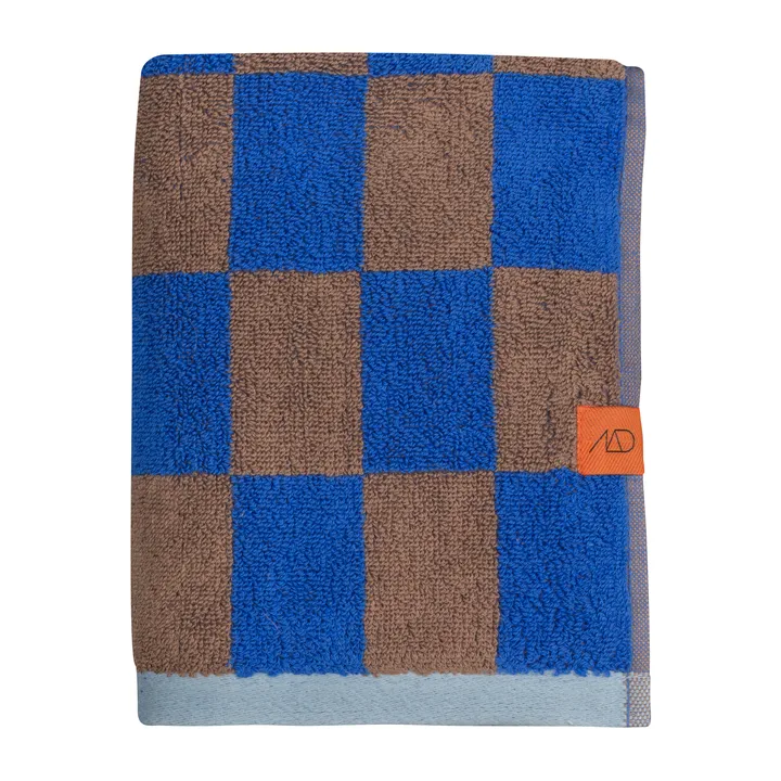 Retro handduk - Cobalt, 50x90 cm - Mette Ditmer
