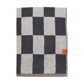 Retro handduk - Dark grey, 70x133 cm - Mette Ditmer