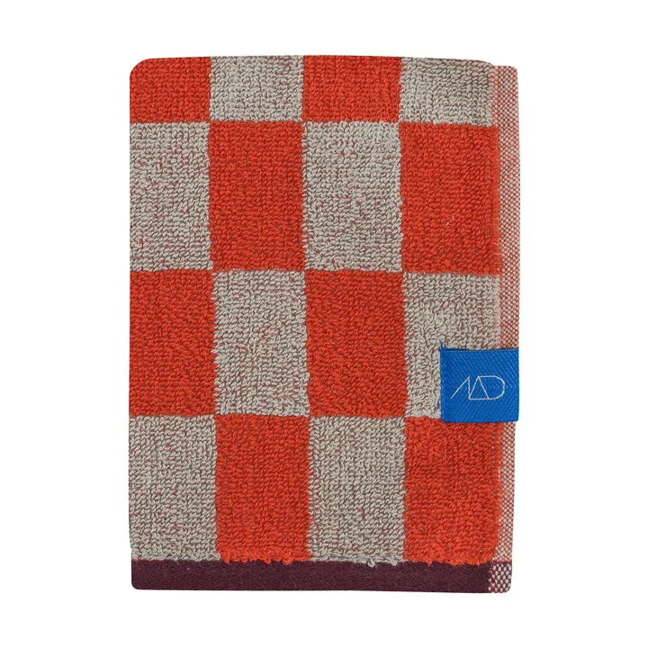 Retro handduk - Dark orange, 40x55 cm, 2-pack - Mette Ditmer