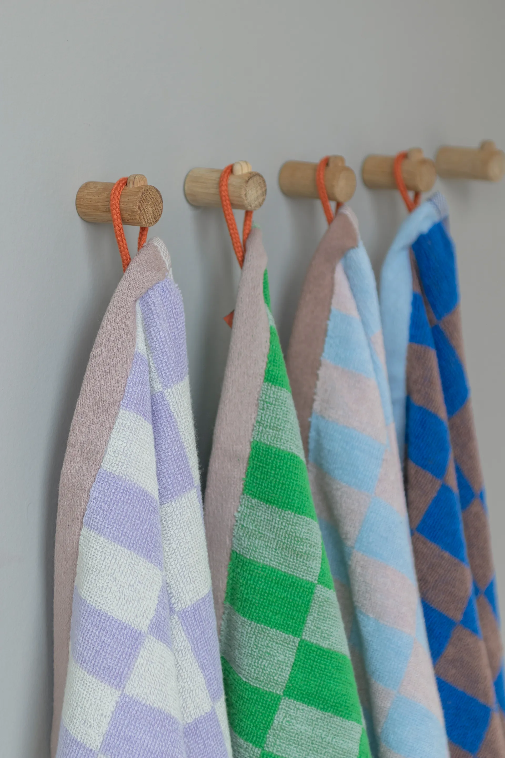Retro handduk, Lilac, 40x55 cm, 2-pack Mette Ditmer