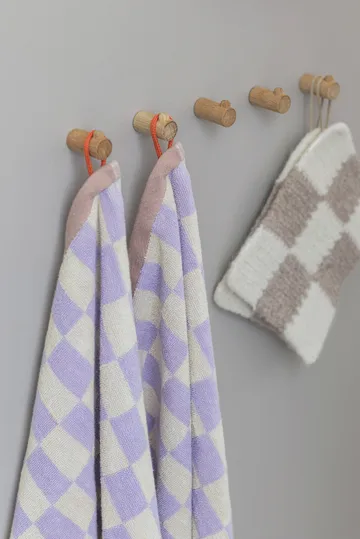 Retro handduk - Lilac, 40x55 cm, 2-pack - Mette Ditmer